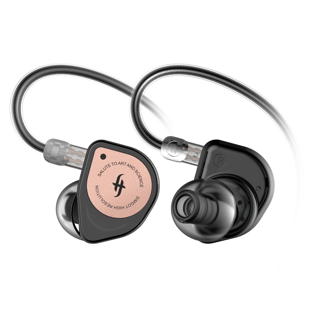 Simgot EW100P 10MM Dual-Cavity Dynamic Driver LCP Diafragma Earphone Kristal Kesetiaan Suara Earphone Untuk Musisi Audiophile EW100