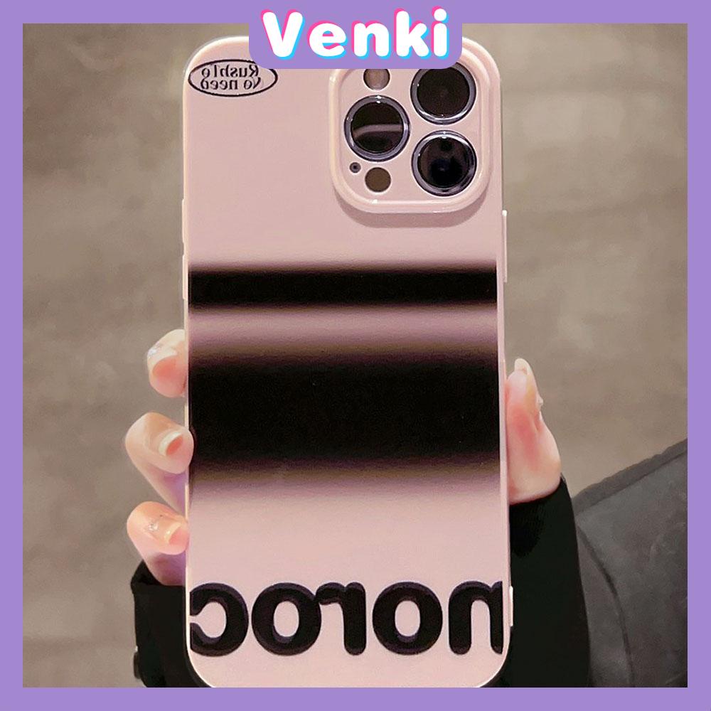 VENKI -For iPhone 11 iPhone Case Cream Glossy Soft Case TPU Shockproof Camera Cover Protection Simple Black Lines Compatible with iPhone 14 13 Pro max 12 Pro Max xr xs max 7 8Plus