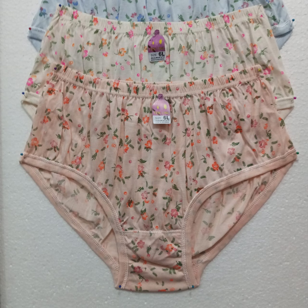 LVA CD TLBUNGA JUMBO 5L/XXXXL-6L/XXXXXL  CELANA DALAM WANITA JUMBO