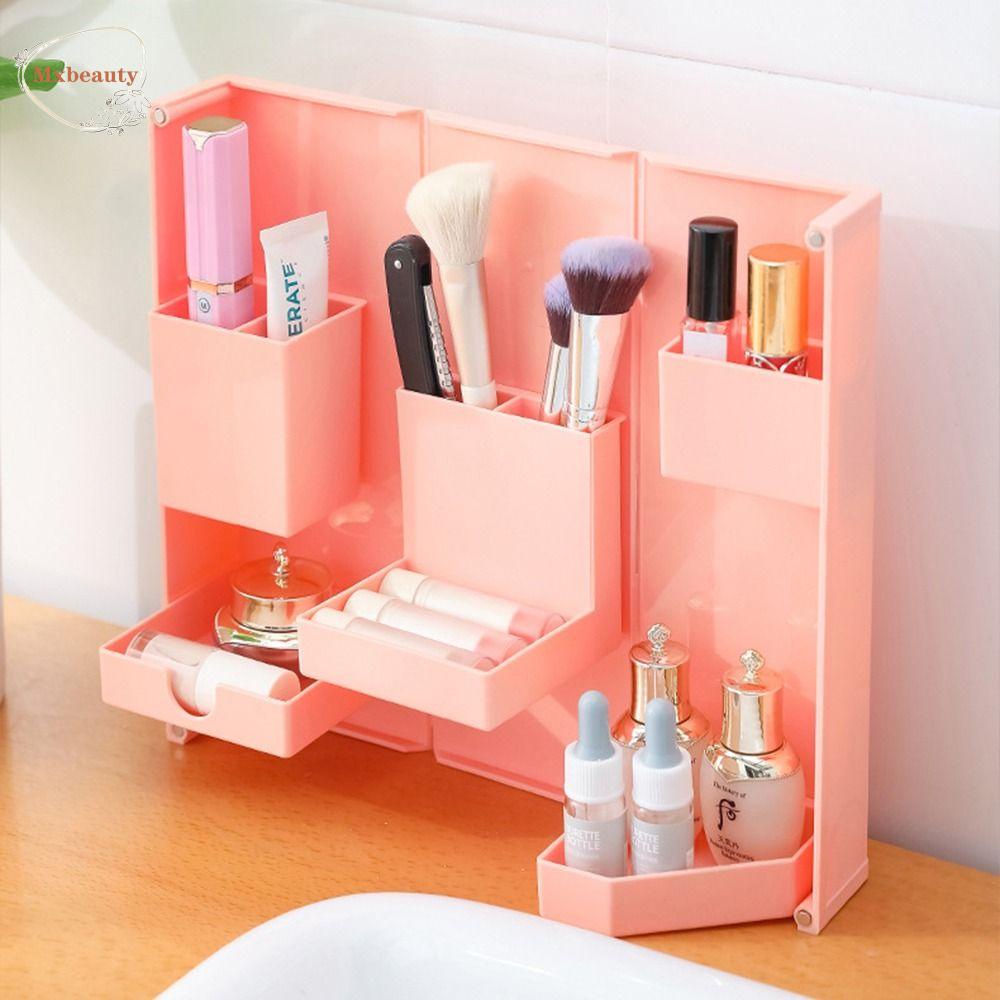 Mxbeauty Desktop Organizer Kreatif Berdiri Kamar Siswa Kantor Makeup Brushes Holder Phone Stand Holder Pulpen Organizer Kotak Penyimpanan