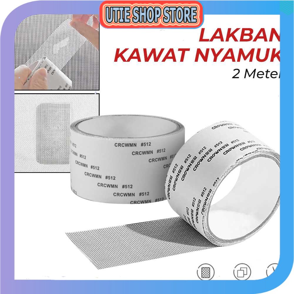 

UTIE STORE - AWECOZEZQ Lakban Kawat Nyamuk Tambalan Jendela Window Repair Tape - AW25