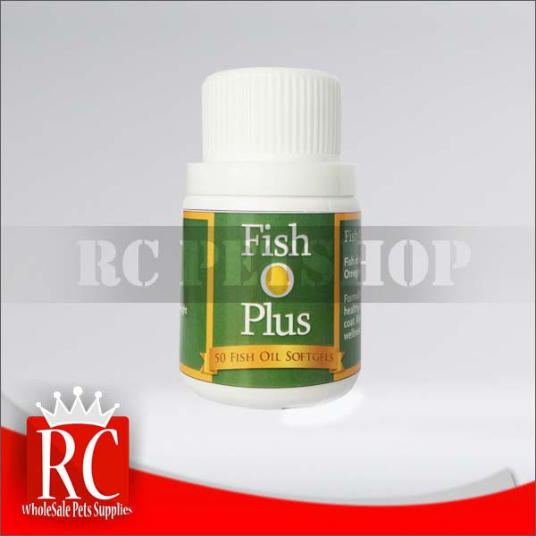 Minyak Ikan Untuk Kucing / Anjing - Fish Oil Plus 50 Tabs