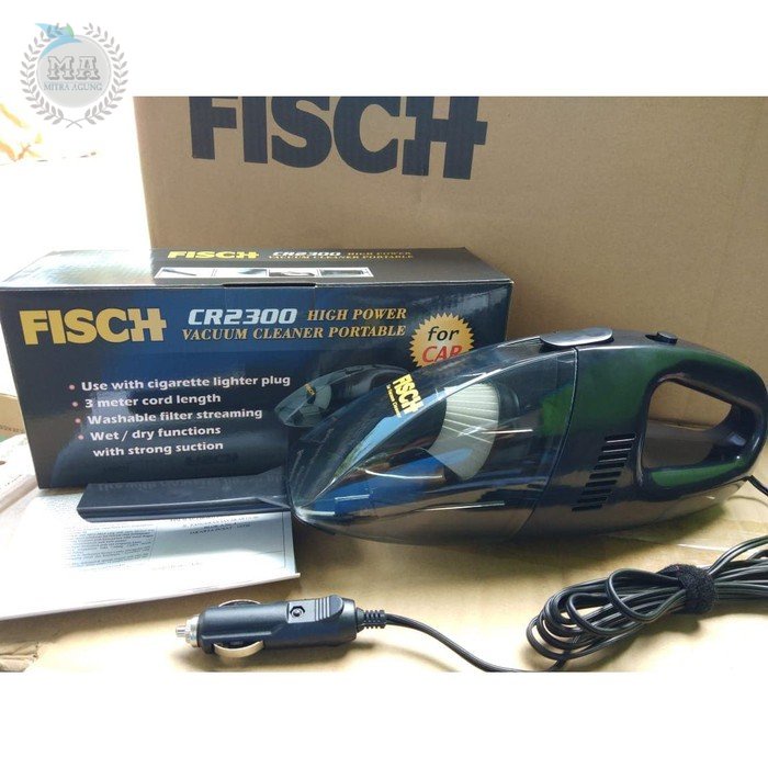 Vacuum Cleaner Portable CR2300 Vacum Mobil Car Plug Fisch ⠀⠀⠀