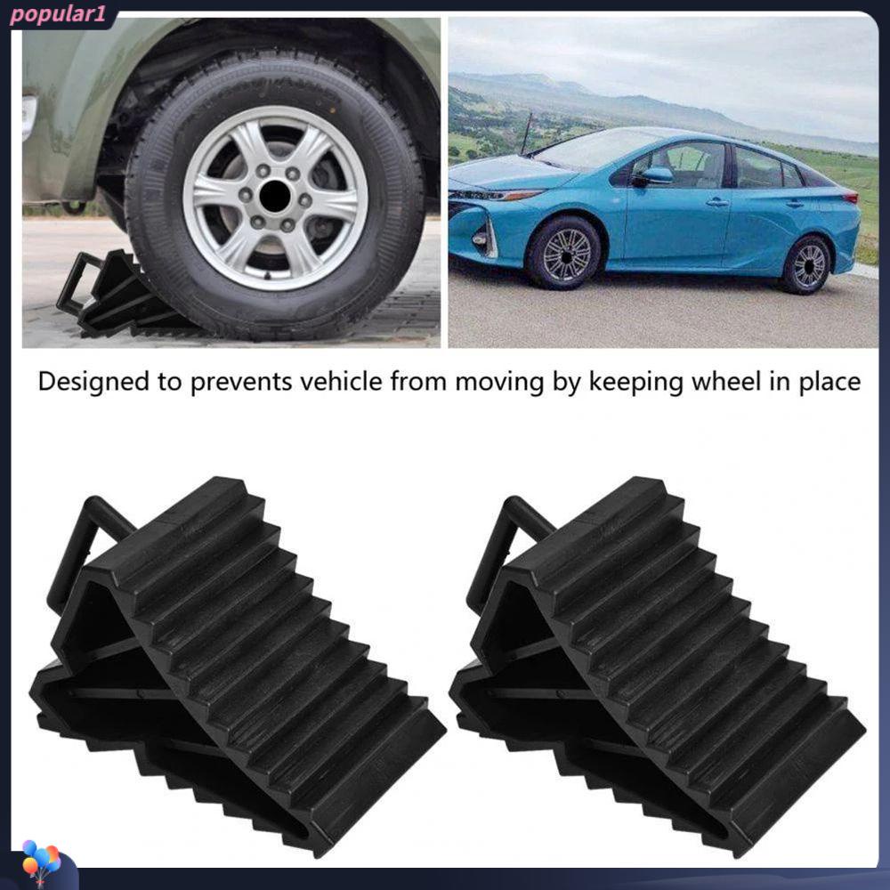 Populer Ban Mobil Chock Karet Anti Slip Roda Alignment Block Skid Resist Car Stopper
