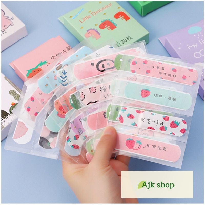 Hansaplast Plester Luka Karakter Anti Air Isi 20Pcs Anak &amp; Dewasa