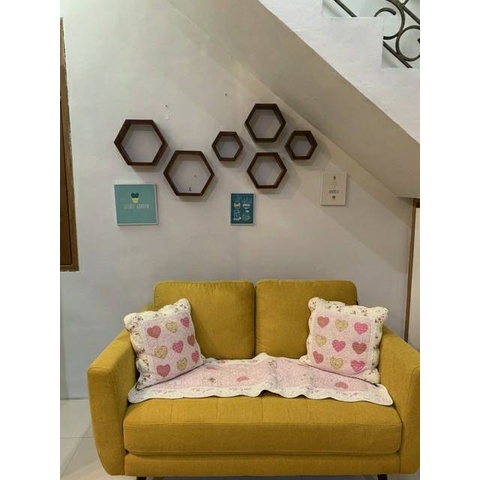 HidroAquatic - Rak hexagonal walnut