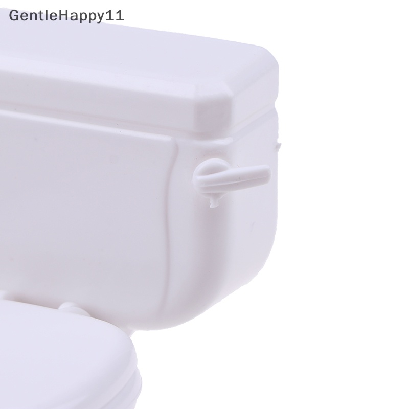 Gentlehappy Furniture Rumah Boneka Vintage Kamar Mandi Toilet Miniatur Mainan Boneka Aksesoris id