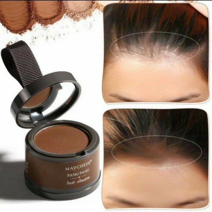 HAIR POWDER TOUCH SHADING ORIGINAL HAIRLINE SHADOW UBAN PENUTUP MAYCHE - BROWN