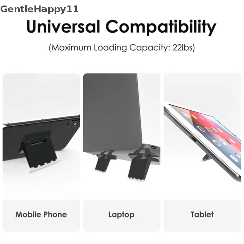 Gentlehappy 1pasang Holder Rak Pendingin Keyboard Laptop Komputer Riser Portable Macbook Stand id