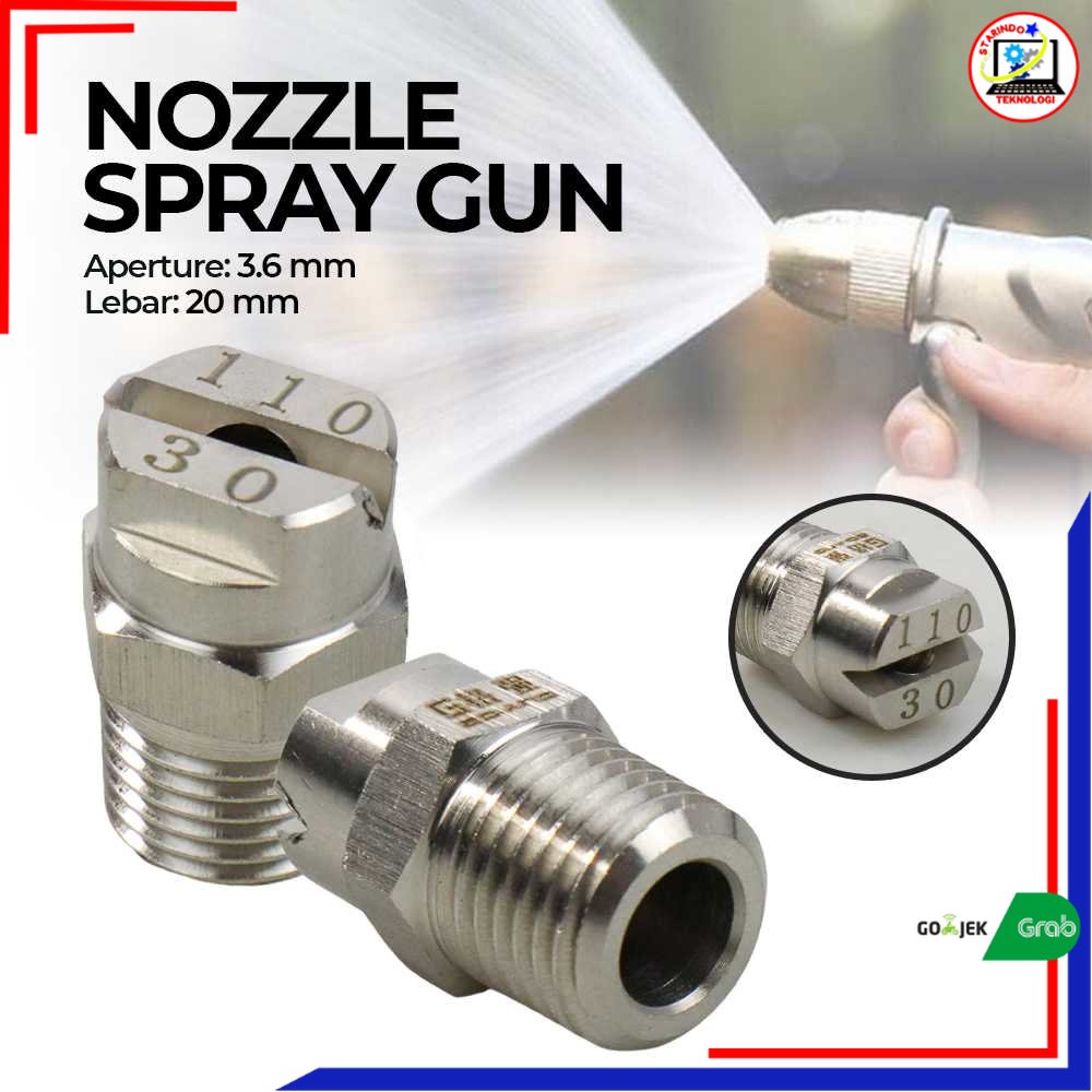 MX Nozzle Spray Gun Cuci Mobil Stainless Steel 110 Derajat - MX1 STARINDO