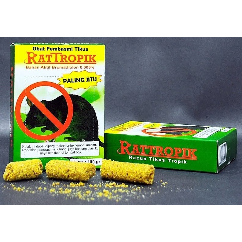 Racun Tikus Rattropik Ampuh Tanpa Umpan 100 gr/Racun Tikus Rat Tropik Ajaib Ampuh Membasmi Tikus Obat Pembasmi Tikus/RAMTUS RACUN PEMBASMI TIKUS PALING AMPUH/PENGUSIR TIKUS/TIKUS HILANG DARI SARANGNYA/MENGHILANGKAN KOLONI TIKUS/MEMATIKAN TIKUS AMPUH