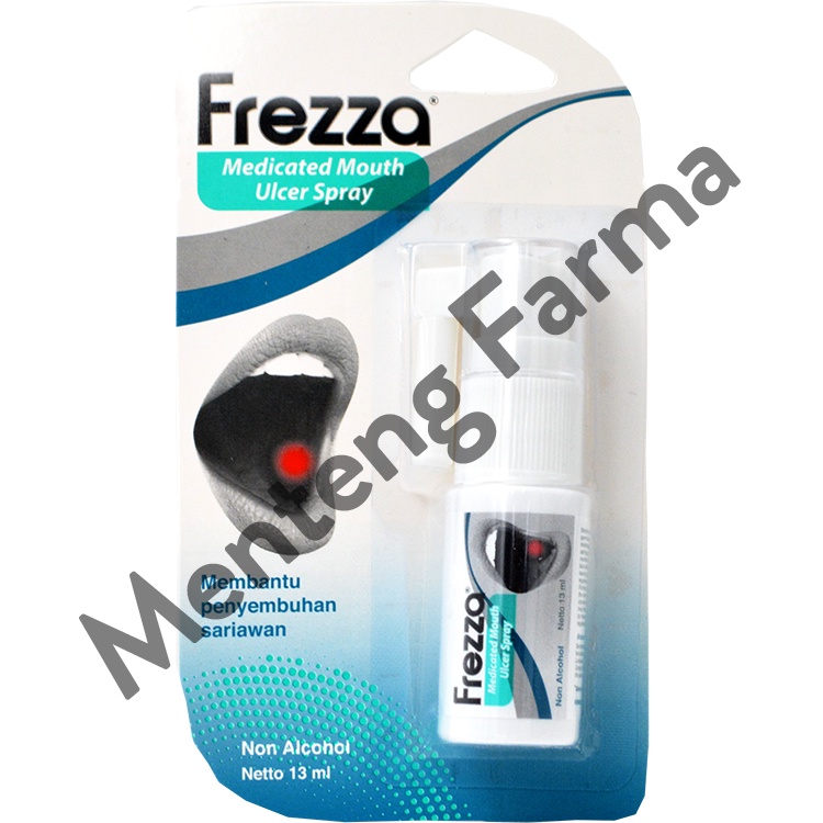 Frezza Medicated Mouth Ulcer Spray 13 mL - Spray Mulut Penghilang Sariawan