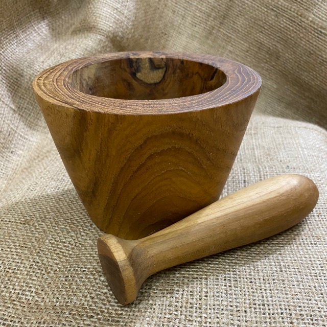 Mini Lumpang Kayu / Wooden Mortar (CitraFood)