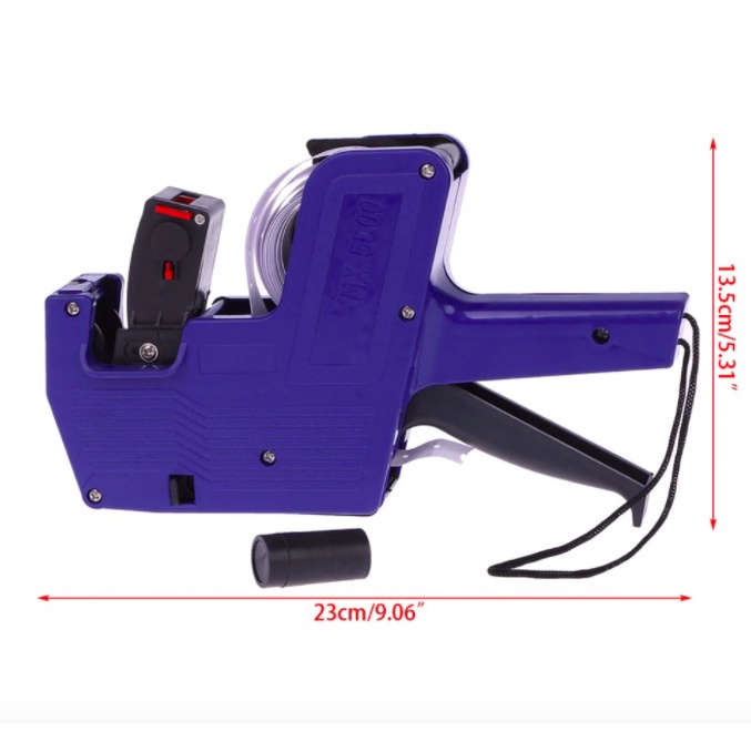 Alat Label Harga Price Labeller Machine Coding Price Tag Machine 8 Digit Angka Perlengkapan Toko Offline Store Distro Jualan Penjual Seller Mesin Pelabel Harga Kode Awet Tahan Lama Kertas Bisa Diisi Ulang Mudah Dipakai Refillable s6718