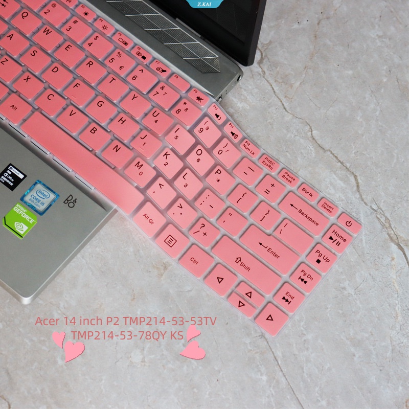 Cocok Untuk Model Acer 14inch P2 TMP214-53-53TV TMP214-53-78QY KS Aksesoris Keyboard Komputer Cakupan Penuh Tahan Air Casing Pelindung Keyboard Komputer Film [ZK]