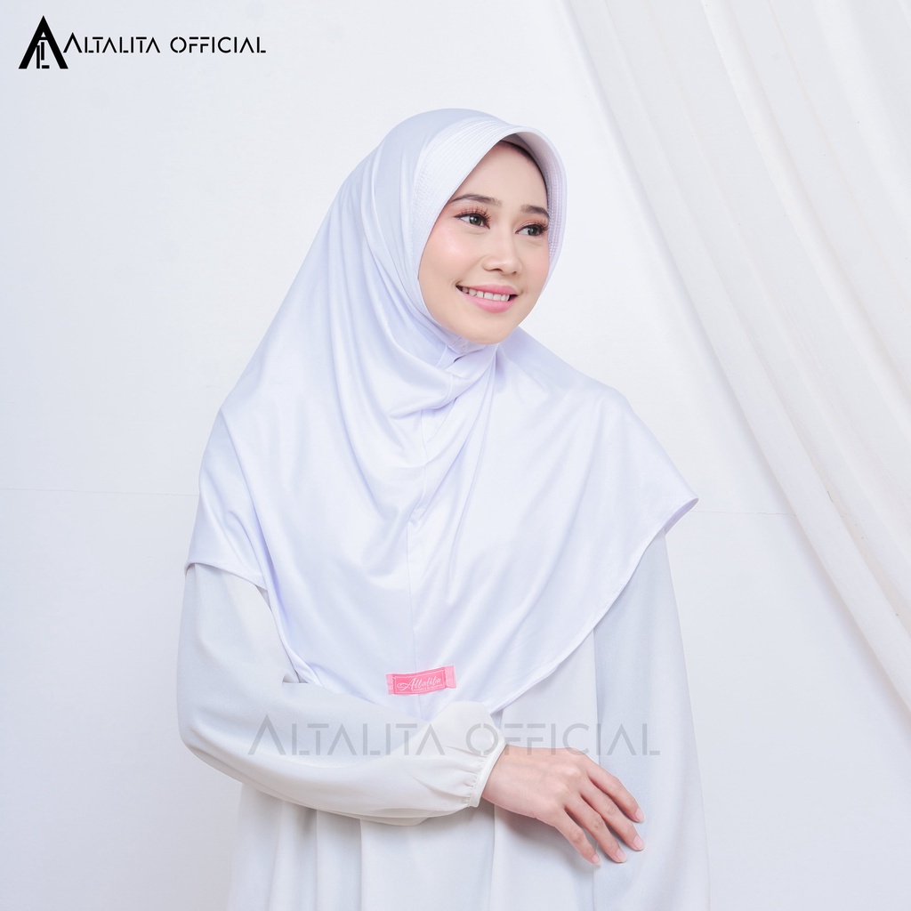 Altalita - Hijab Bergo Hamidah Sport Menutupi Dada Bahan Jersey Spandek High Quality Pad