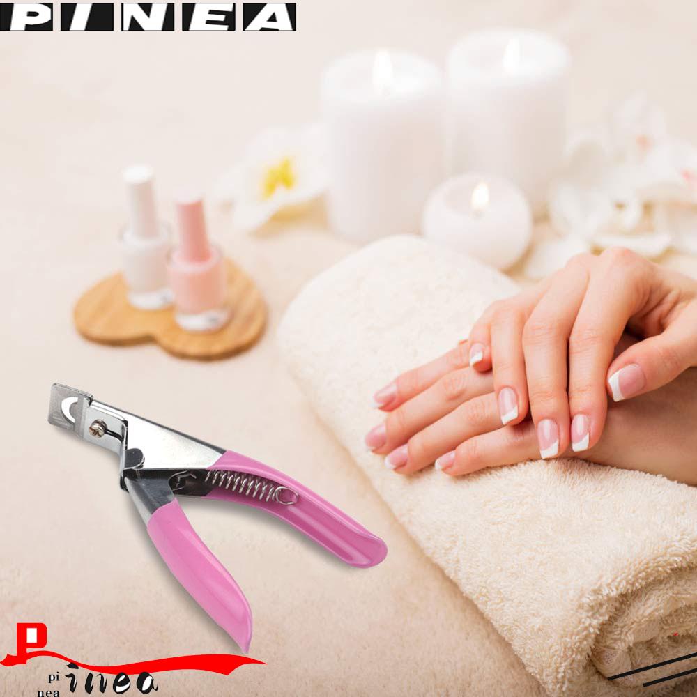 Nanas 2pcs Gunting Kuku 3arah Art Edge Cutter Pedicure Pemotong Ujung Kuku Buatan