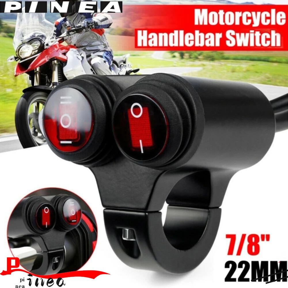 Saklar Stang Motor Nanas Praktis Motobike Aksesoris Stang Refit ON/OFF Indikator Lampu Indicator Switch