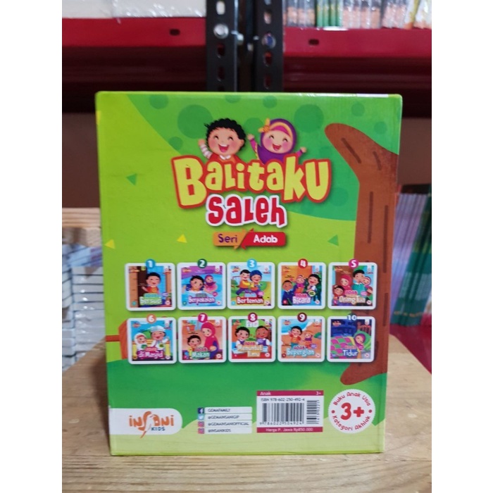Boardbook Balitaku Saleh SERI ADAB - Gema Insani Press