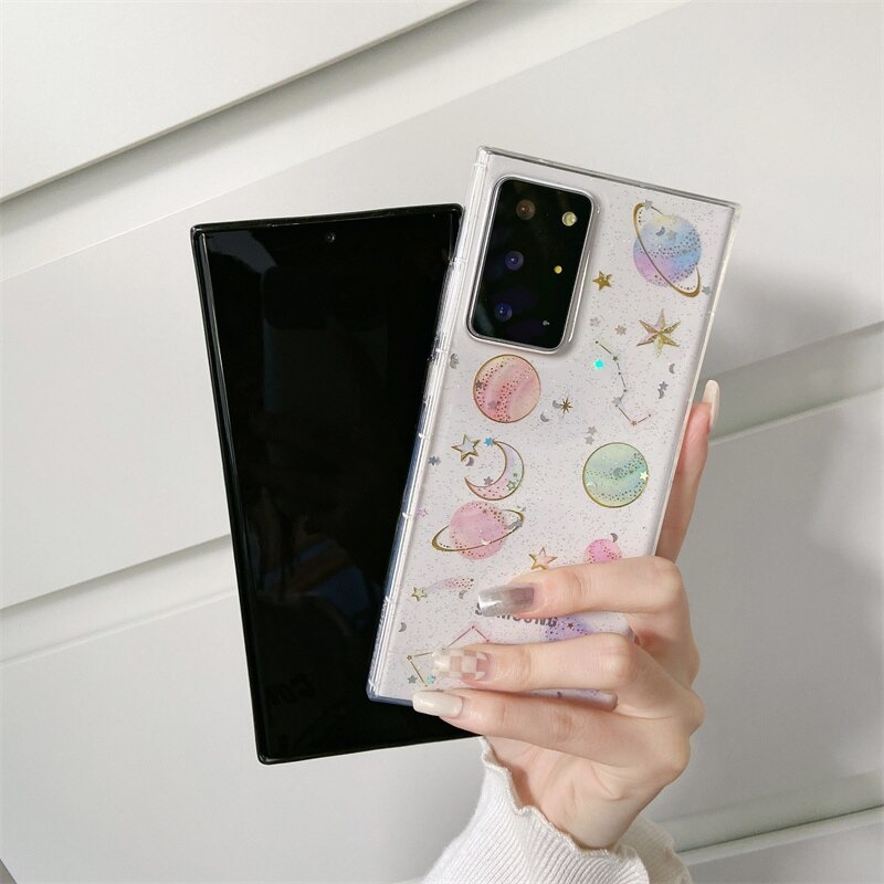 CASE OPPO A5S F9 A12 A7 2018 A74 4G A5 A9 2020 A54 RENO4 RENO5 RENO6 RENO 4 5 6 GLITTER BLING STARS 