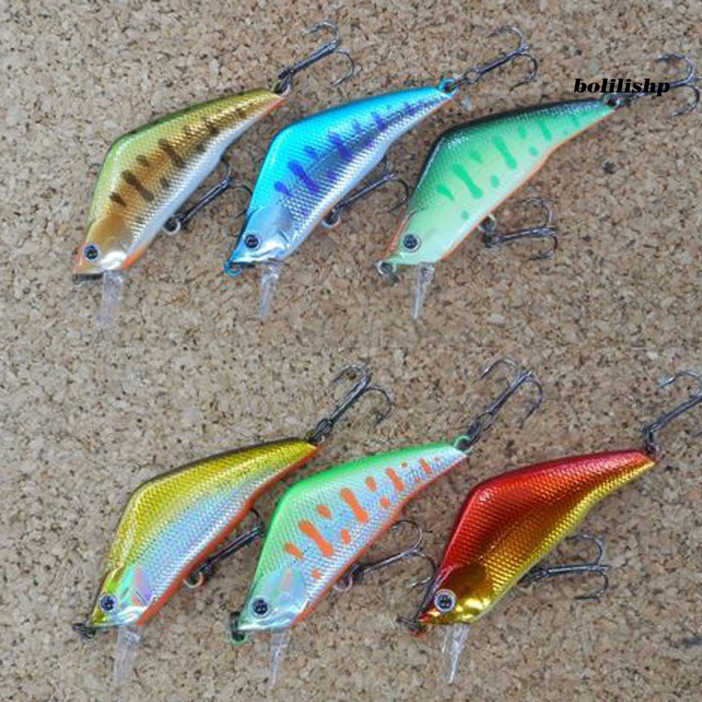 Bo-4.8cm/3.8g Buatan Memancing Umpan Bionic 3D Mata Tajam Kait Arus Trout Tenggelam Ikan Kecil Lure Untuk Air Tawar Air Asin