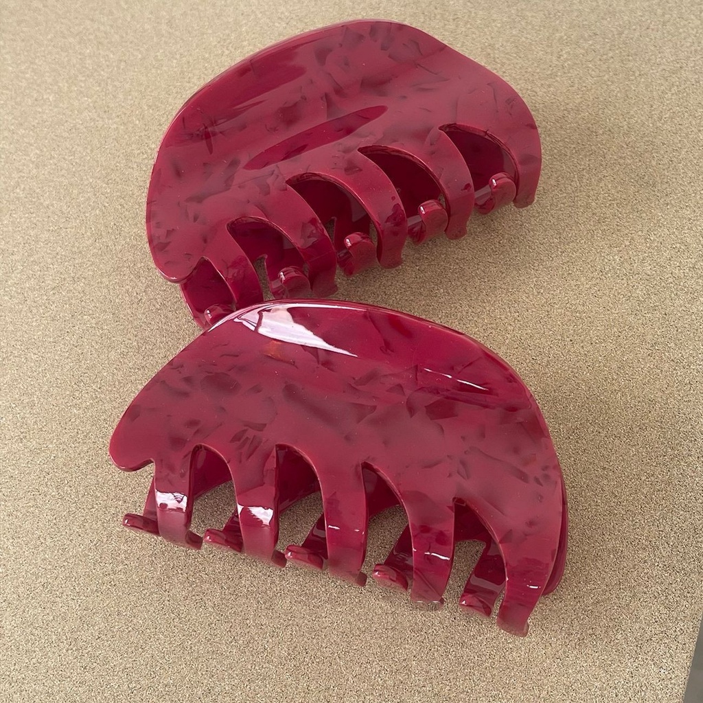 Klip Rambut Asam Asetat Pan Hair Shark Clip Aksesoris Rambut Retro Simple