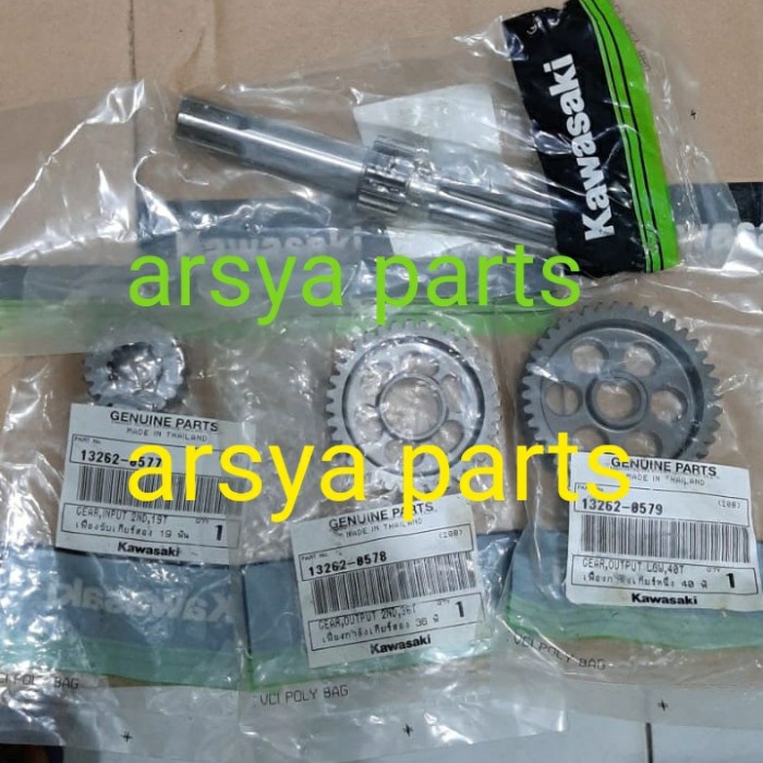 gear rasio gir rasio gigi rasio set as rasio klx140 klx 140 original Kawasaki