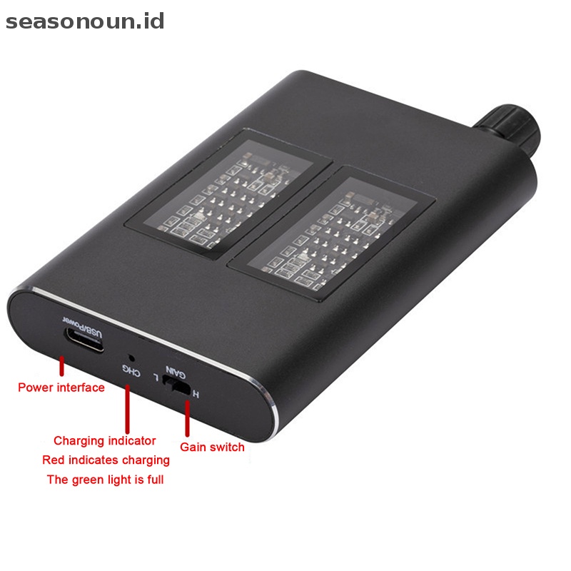 Seasonoun 3.5mm Portable Headphone Amplifier HiFi Adjustable Subwoofer Headset Amplifier.