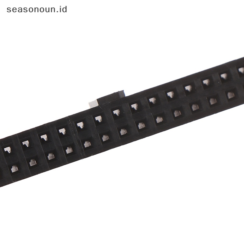 Seasonoun 10Pcs Konektor Kabel Pita Colokan Soket Idc6 /8 /10 /12 /14-50Pin 2.54mm Pitch.