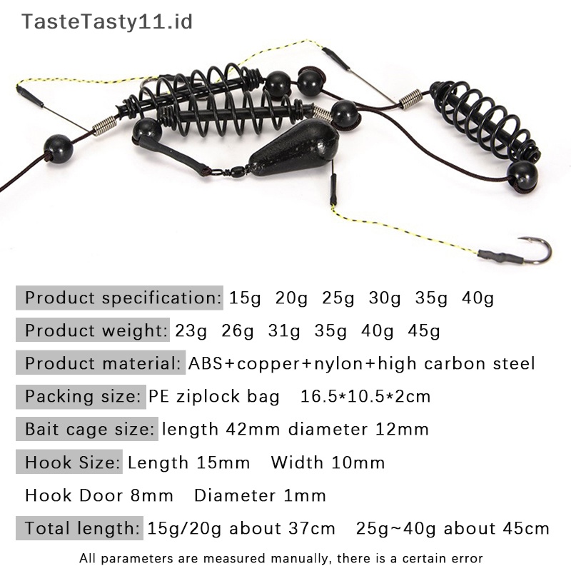 Tastetasty Kail Pancing Artificial Lure Umpan Kandang Set Alat Pancing Ikan Gurame.