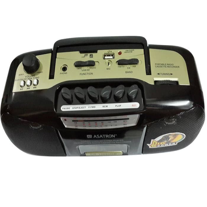 TAPE RADIO KASET ASATRON 1568 USB