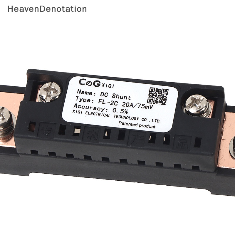 [HeavenDenotation] Shunt FL-2C 10A 15A 20A 30A 50A 75MV Resistor Shunt Arus Ana Dengan Base HDV