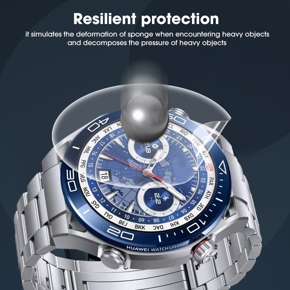 Hd Hydrogel Film for HUAWEI Watch Ultimate/Full Coverage Pelindung Layar Untuk Jam Tangan Huami Aksesoris Anti Gores