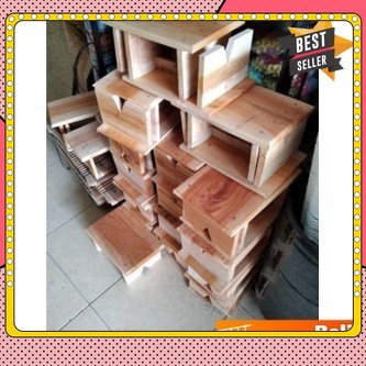 dingklik kursi jongkok kayu / dingklik kayu / kursi kayu / bangku kayu / meja kayu kecil