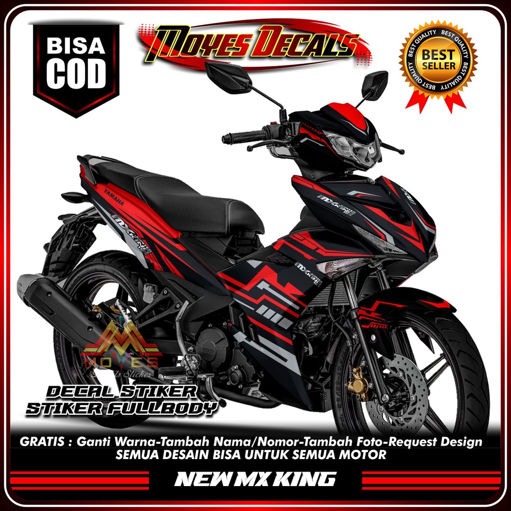 Decal Mx King 150 Decal Jupiter Mx King 150 Decal Yamaha Mx King 150 Decal Motor Mx King 150 Stiker 