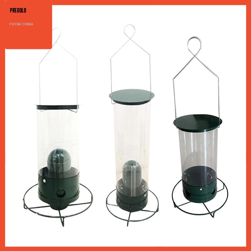 [Predolo] Dispenser Makanan Outdoor Removable Tray Tempat Makan Burung Untuk Teras Halaman Teras Depan