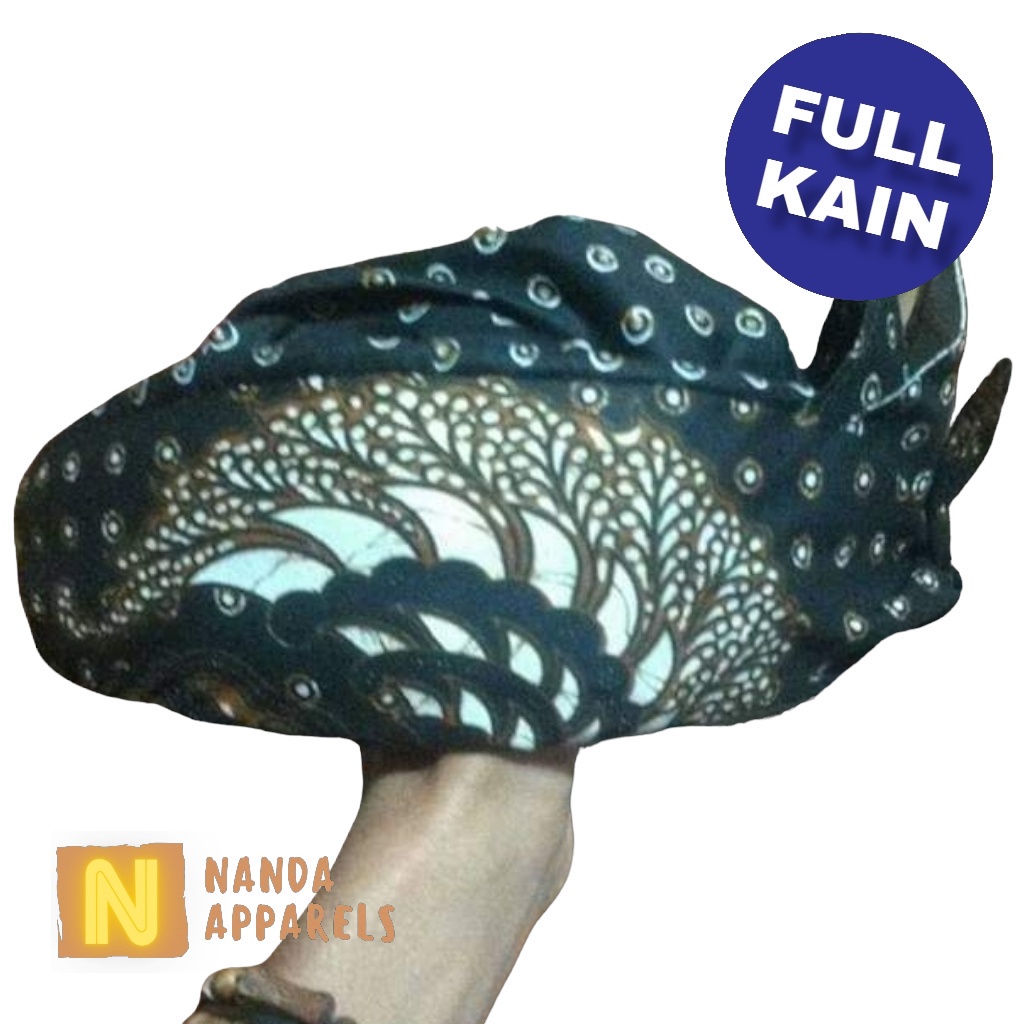 iket makutawangsa tutup FULL KAIN praktis permanen siap pakai premium quality iket keren bendo totop
