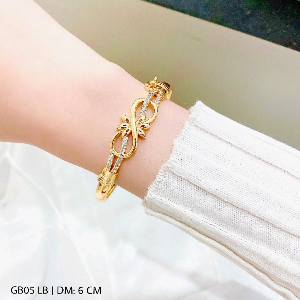 Gelang Bangle Wanita Motif Pita GB05LB