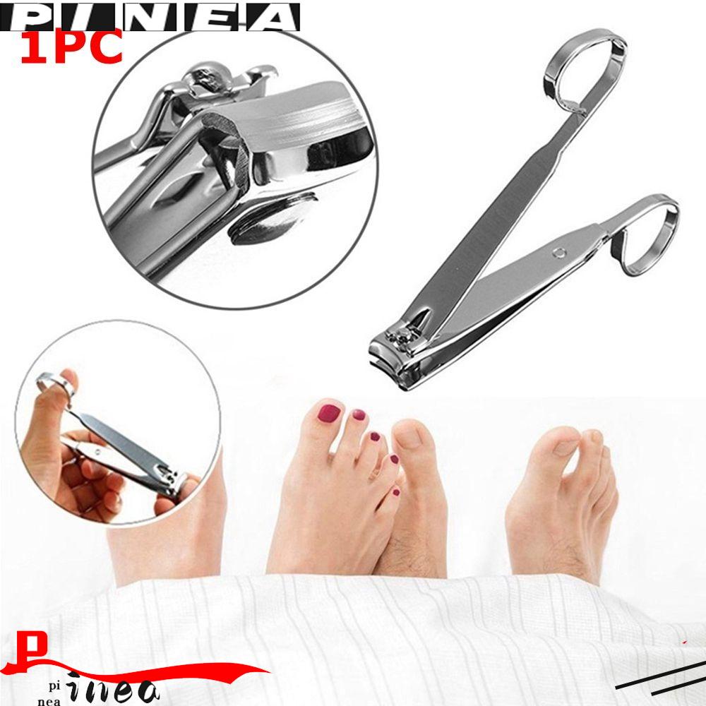 Pemotong Gunting Kuku Nanas Portable Untuk Jari Kaki Bentuk Lurus &amp; Melengkung Nail Trimmer