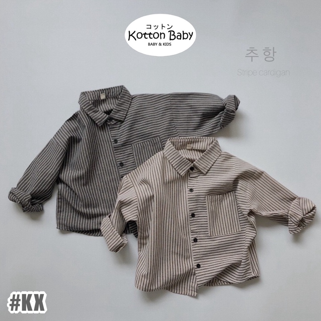 1-5thn | Kemeja Korea Formal Kaos Oversize Anak Laki-laki Pakaian Bayi KQHZ catalog KX