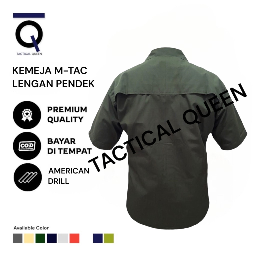 M-Tac Series - Kemeja Tactical Lapangan Pdl Outdoor Lengan Pendek