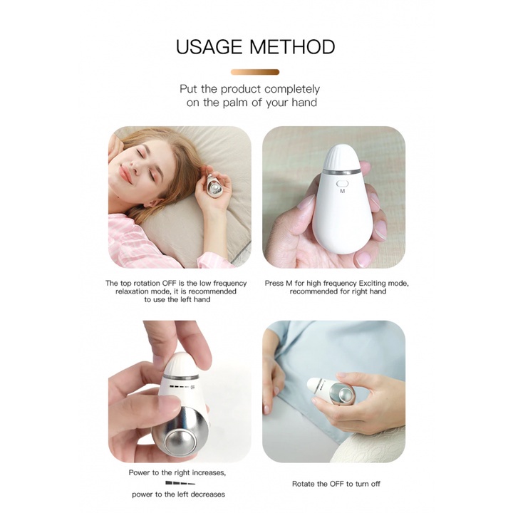 A5D Rechargable Holding Sleeping Aid Instrument Alat Bantu Relaksasi