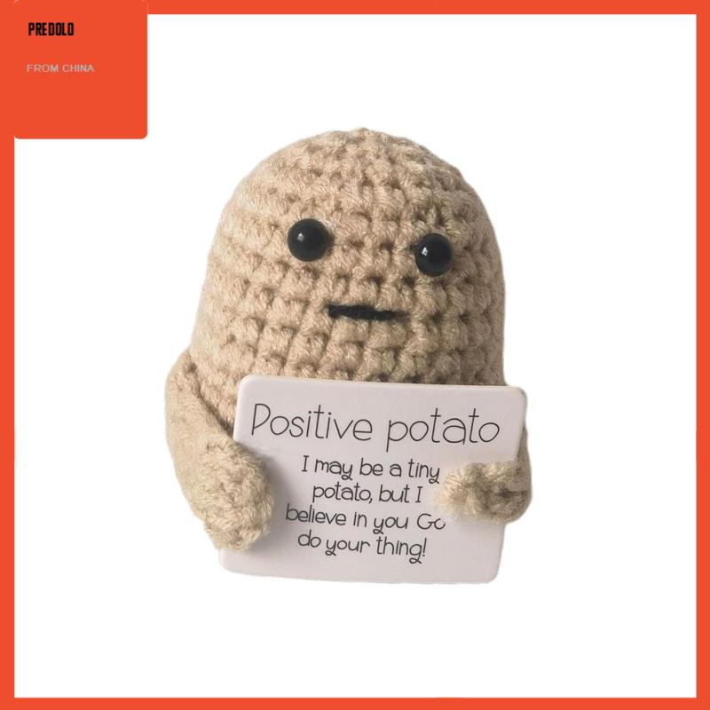 [Predolo] Boneka Rajut Lucu Novelty Potato Gift Inspired Toy Untuk Pesta Kamar Tidurkantor