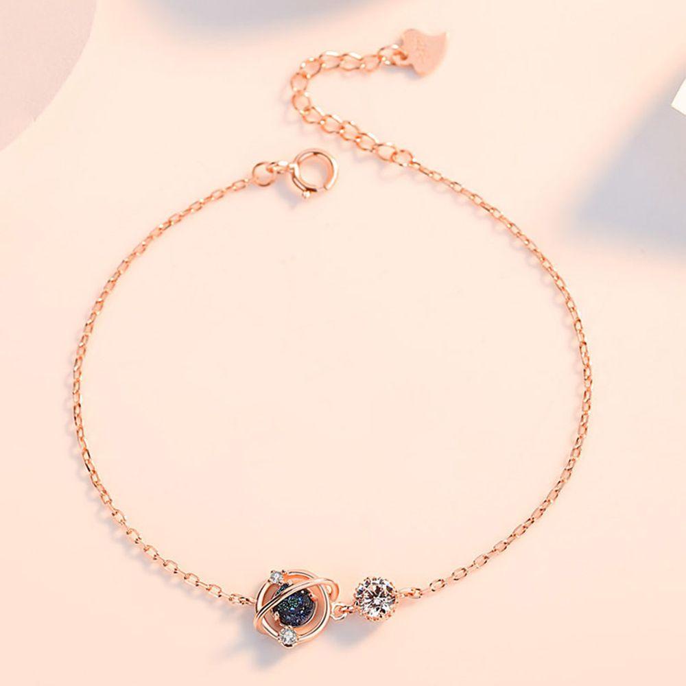 LILY Gelang Wanita Planet Desain Sederhana Manis Kecil Segar Fashion Gadis
