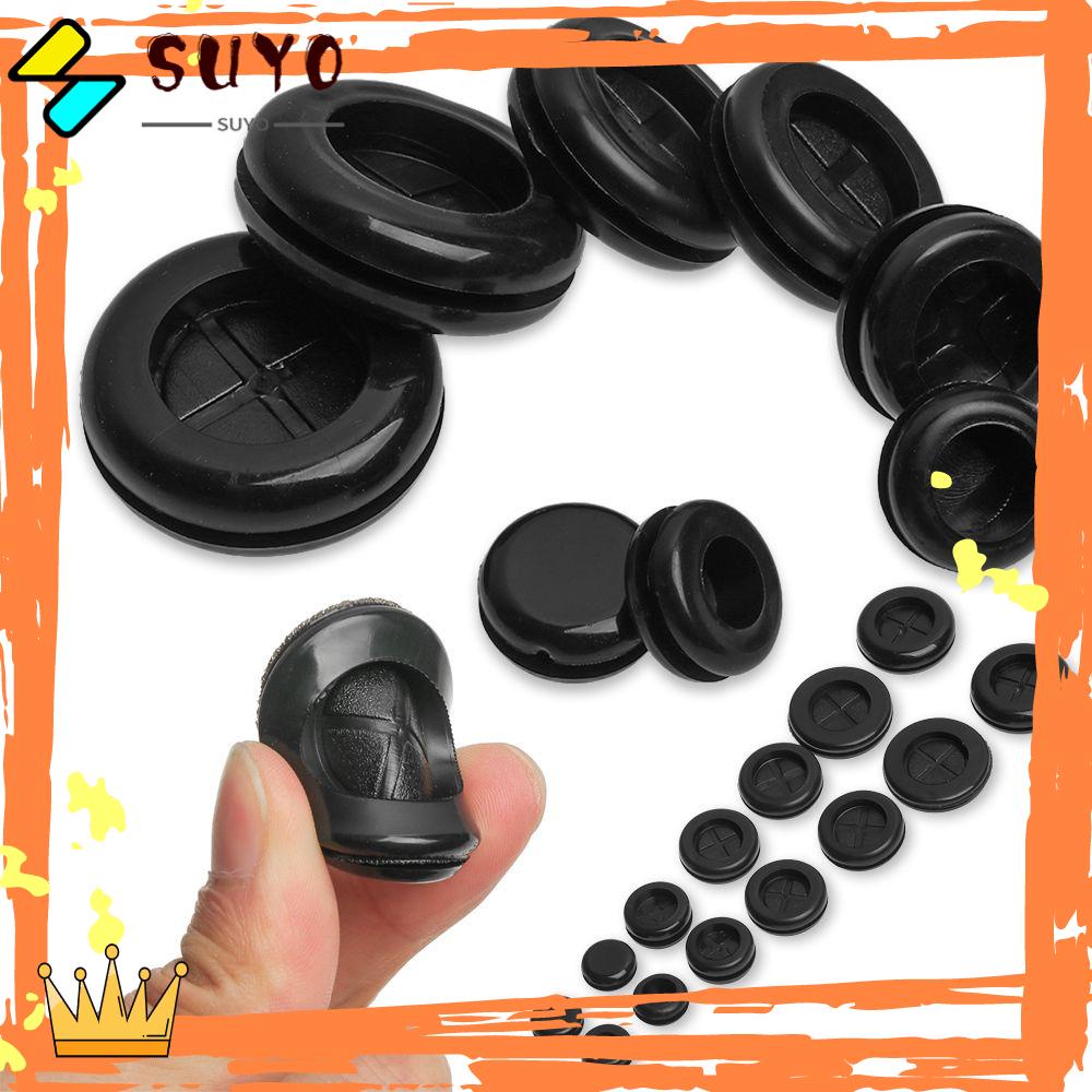 Suyo 50pcs Grommet Koil Pelindung Pipa Air Silinder Katup Kawat Listrik Penahan Ring Parts