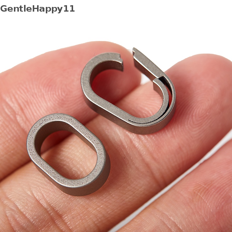 Gentlehappy Gesper Titanium Mini Kecil Gantungan Kunci Pinggang Rantai Aksesoris Outdoor Tool id