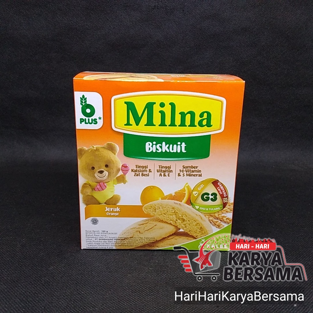 

MILNA BISKUIT BAYI 6-12 JERUK 130GR