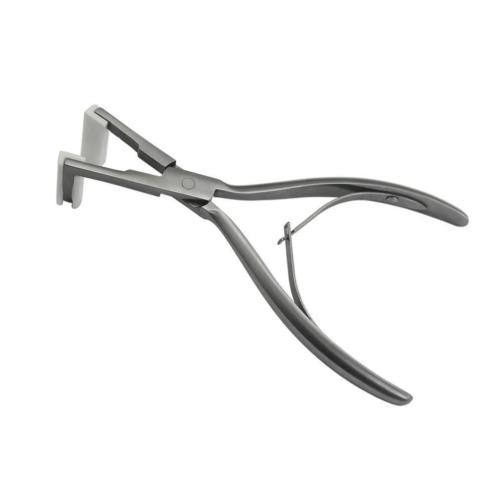 Lily Hair Extensions Plier Stainless Steel Salon Silicone Pad Jaw Rambut Ekstensi Tape
