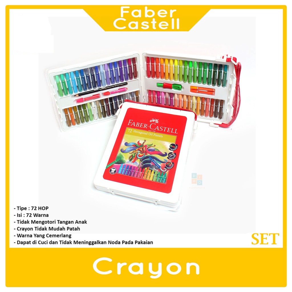 

Faber Castell - Krayon Hexagonal Oil Pastel 72 - Set