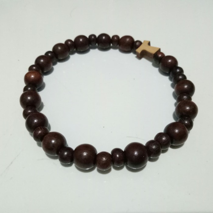 gelang rosario full kayu stigi